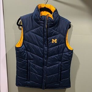 Columbia University of Michigan Puffer Vest